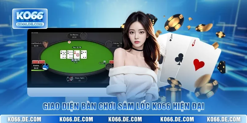 Sâm Lốc KO66 – Đấu Trí Chặn Cướp Cái Thưởng Lớn Mỗi Ngày 2 Giao diện bàn chơi Sâm Lốc KO66 hiện đại